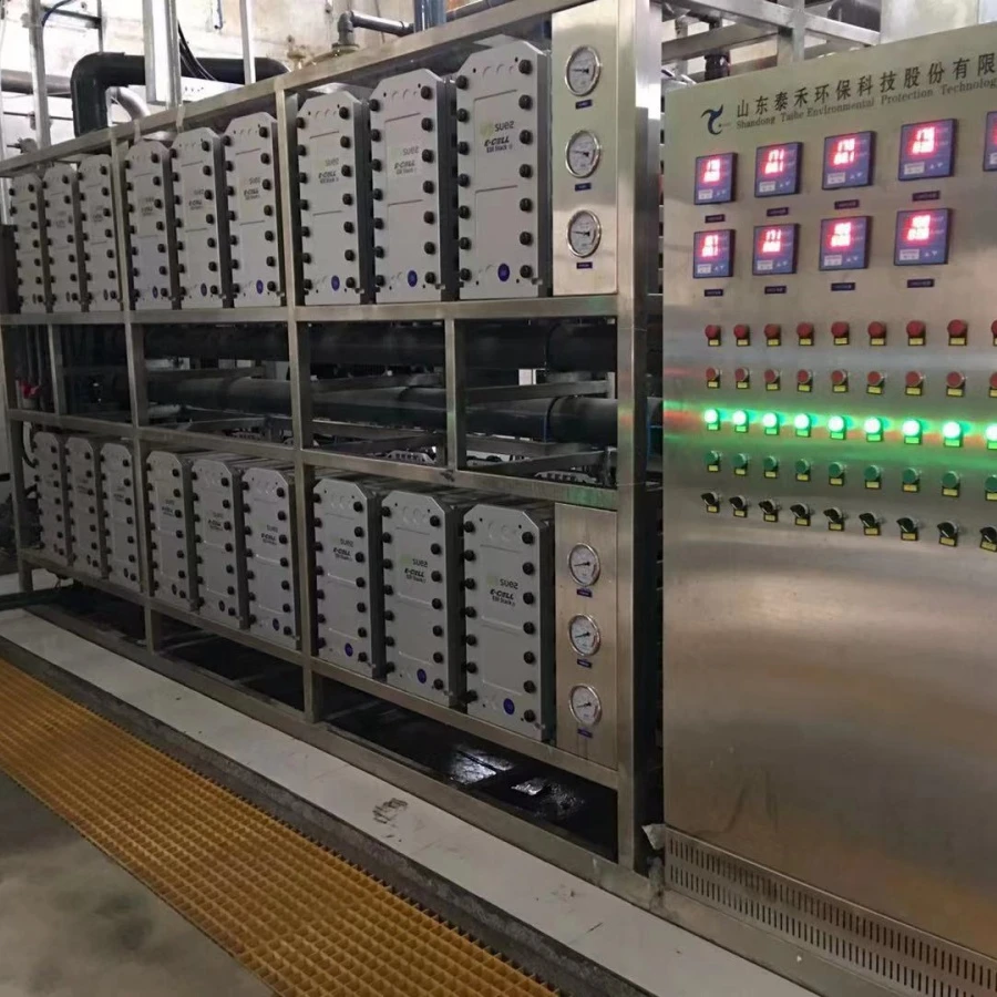 Kattilan syöttöveden elektrodissionisaatio